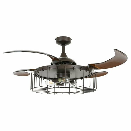 RAYO Sheridan 48-inch Oil Rubbed Bronze AC Ceiling Fan with Light RA2773387